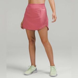 Lululemon Hotty Hot High-Rise Skirt *Long Brier Rose Size 10